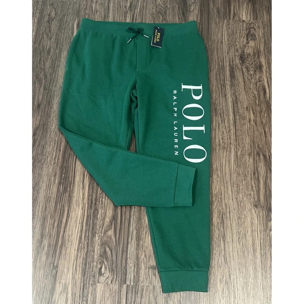 Polo Ralph Lauren Polo Graphic Logo Jogger Sweatpants Size XL Color Green READ